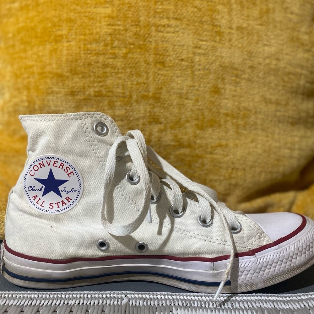 Converse All Star White High-Top Sneakers